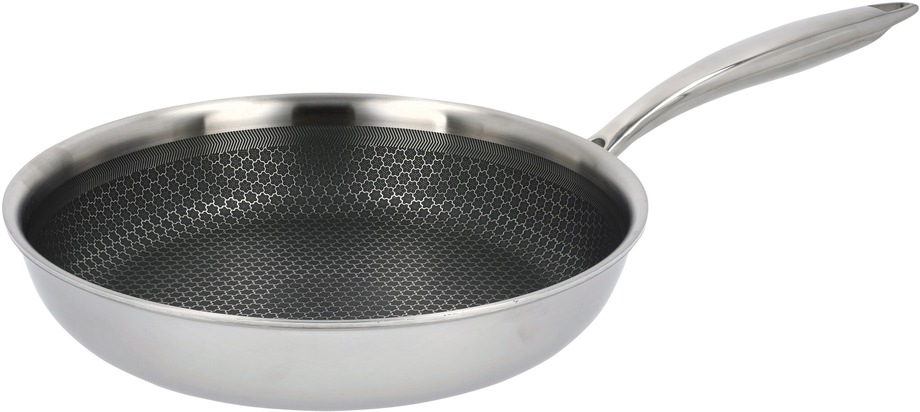Lidl: Trendprodukt bei Lidl: Premium-Edelstahlpfanne mit innovativer Wabenstruktur / Hochwertige, schadstofffreie Qualität zum gewohnt günstigen Lidl-Preis