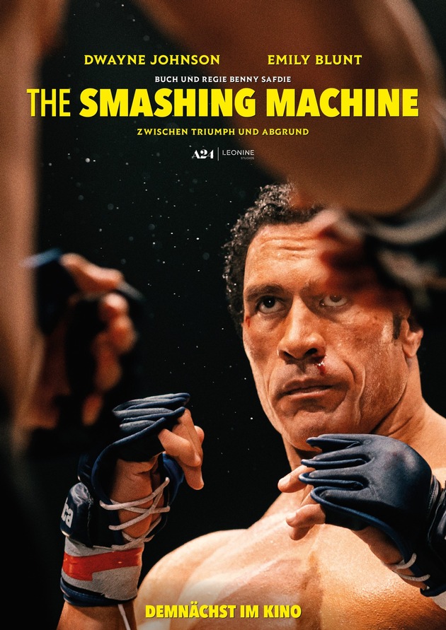 Golden-Globe-Nominierungen für Dwayne Johnson & Emily Blunt - THE SMASHING MACHINE