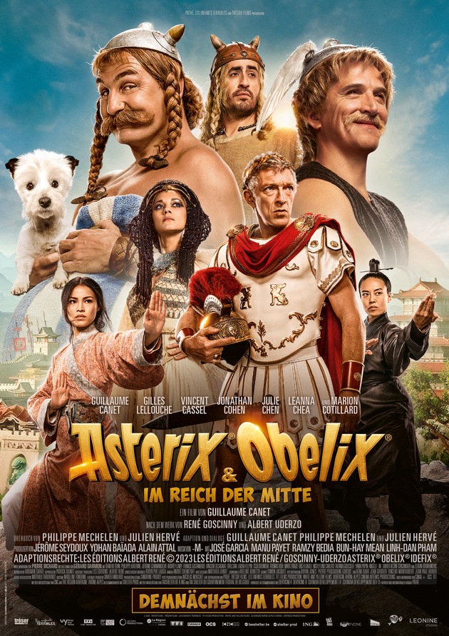 ASTERIX &amp; OBELIX IM REICH DER MITTE Platz 1 in Frankreich / Neuer Trailer und Poster - ab 18. Mai 2023 in den deutschen Kinos!