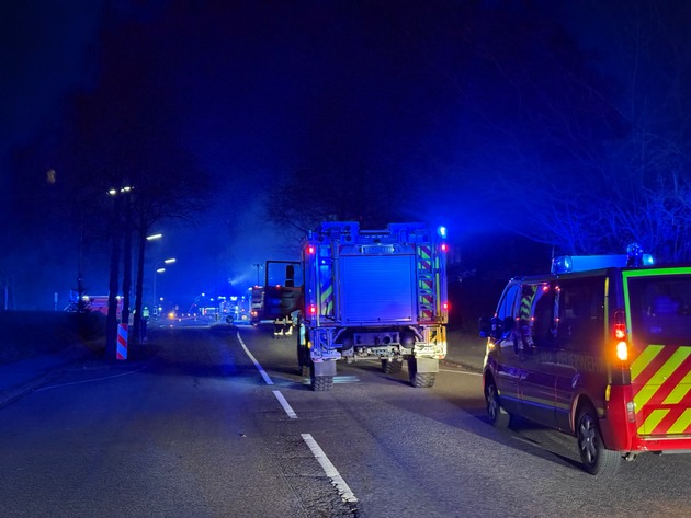 FW Leichlingen: Wohnhaus durch Brand unbewohnbar