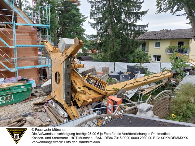 FW-M: Wochenendrückblick der Feuerwehr München für den 12. bis 14. September 2025