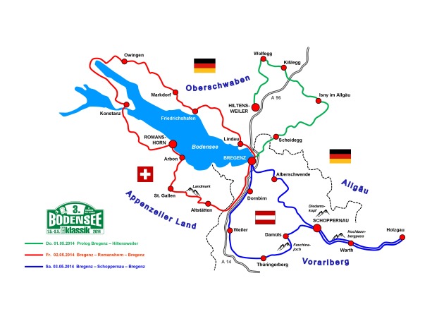 3. Bodensee-Klassik mit rundem Programm / Erstmals komplette Bodensee-Umrundung / Start über die Bregenzer Seebühne