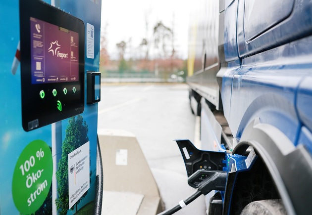 Fraport launches high-speed charging points for battery-powered trucks at Frankfurt Airport
