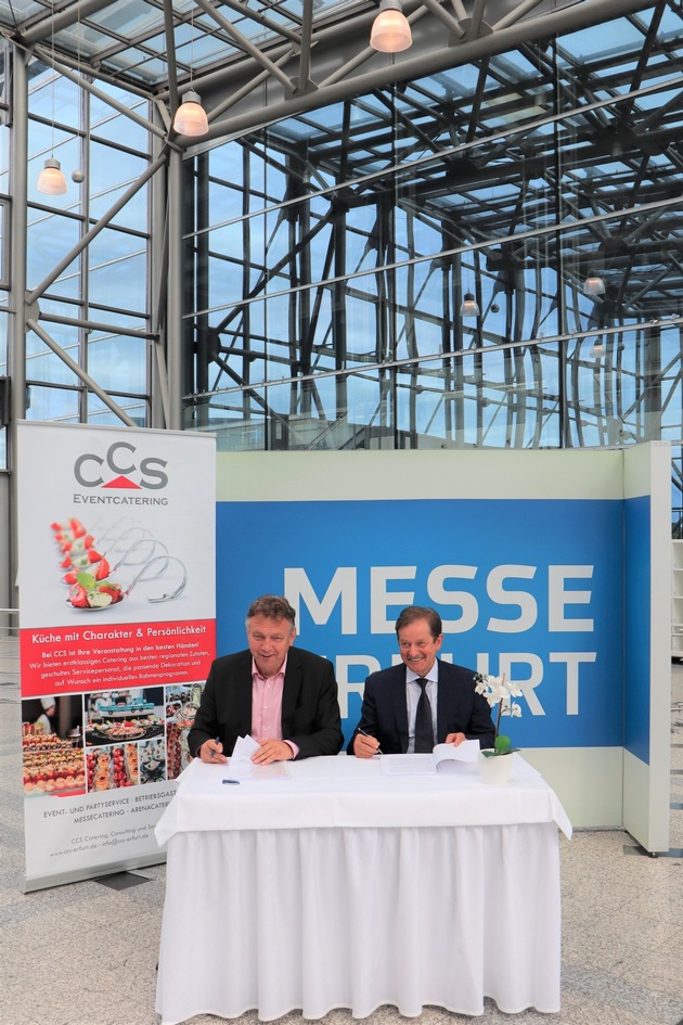Neuer Cateringvertrag für die Messe Erfurt unterzeichnet