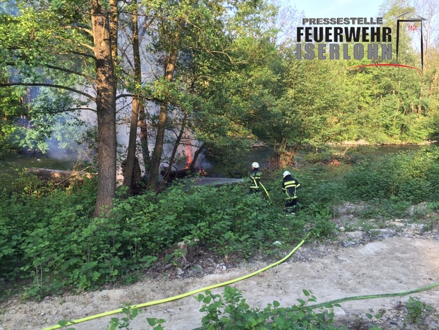 FW-MK: Kleinbrand am Lenneufer