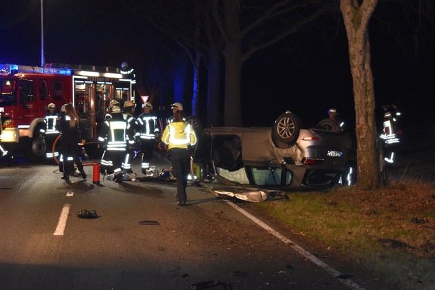 POL-STD: 22-jähriger Autofahrer bei Unfall zwischen Buxtehude und Apensen tödlich verunglückt
