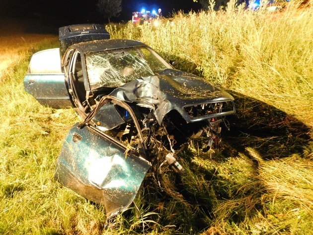 POL-PDWO: Schwerer Unfall in Wörrstadt - Unter Drogeneinfluss gegen einen Baum gefahren