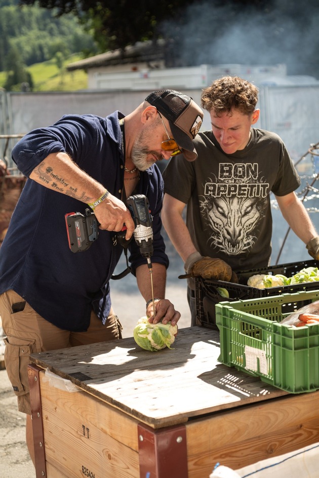 TV-Koch René Schudel kocht mit jungen Talenten am Greenfield Festival