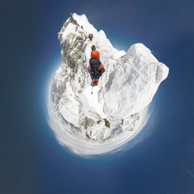 #project360 erobert den Mt. Everest / Erste Dokumentation der Südroute mit einer 360° Kamera für Mammut&apos;s #project360