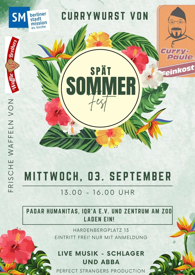 Sommerfest für Berliner Obdachlose: Dieter Padar und die Stadtmission laden ein