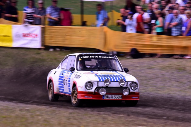 Kreim/Christian wollen bei der Heim-Rallye von SKODA AUTO Deutschland den Sieg (FOTO)