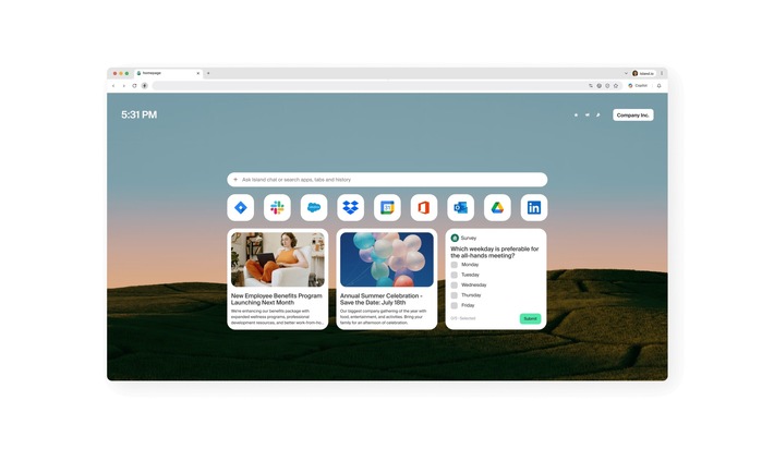 Island bringt den ersten speziell entwickelten Workspace für KMU auf den Pax8 Marketplace