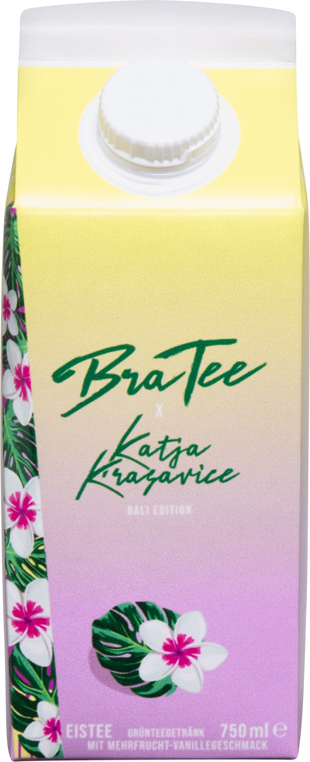 Eistee-Hype meets Autogrammstunde: Katja Krasavice an Netto-Kasse