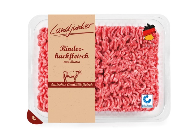 Der Hersteller WestfalenLand Fleischwaren GmbH informiert über einen Warenrückruf der Produkte &quot;Landjunker Rinderhackfleisch, 500g&quot; und &quot;Landjunker SELECTION Rinderhackfleisch von der Färse, 400g&quot;.