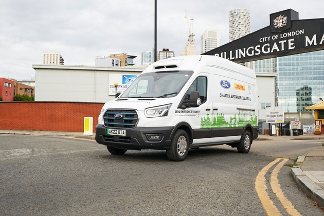 Neues Lieferkonzept für Londons Billingsgate Market mit Ford Transportern senkt CO2-Emissionen um 37 Prozent