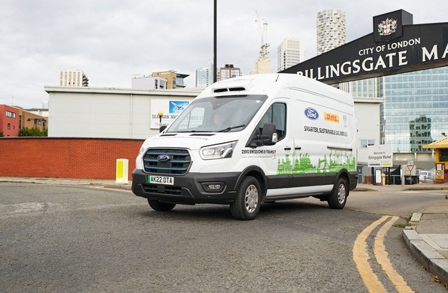 Ford-Werke GmbH: Neues Lieferkonzept für Londons Billingsgate Market mit Ford Transportern senkt CO2-Emissionen um 37 Prozent