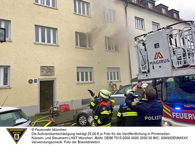 FW-M: Wochenendrückblick der Feuerwehr München für den 5. bis 7. Dezember 2025