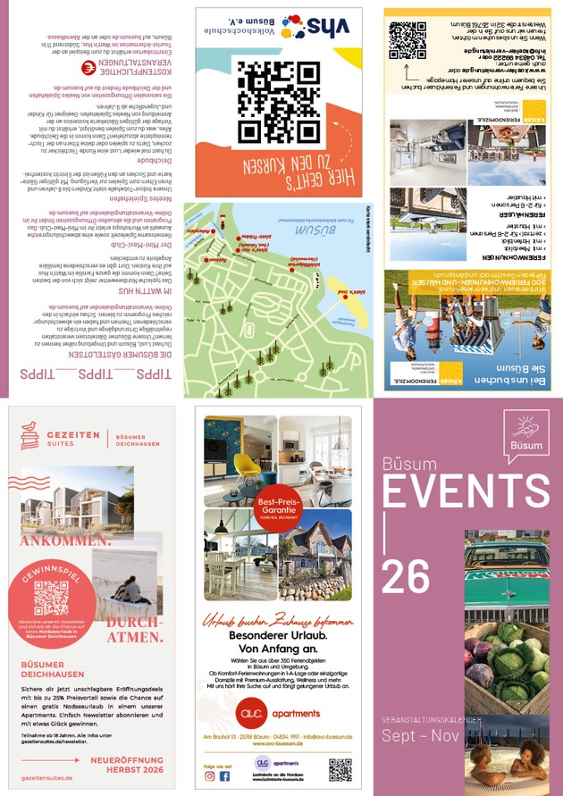 Büsum liegt am längsten Radweg der Welt - Rad-Touren und Events im Herbst