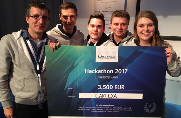 ControlExpert GmbH: Platz 2 für die Entwickler von Control Expert beim Hackathon #_hackNext in München