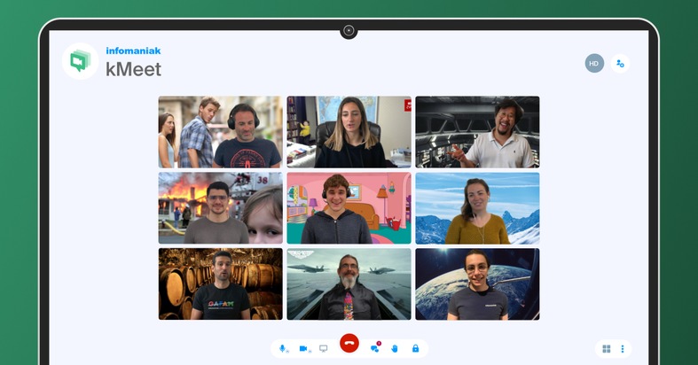 Infomaniak: Videoconferenza: l'alternativa svizzera gratuita al 100% a Microsoft Teams e Zoom accresce le sue prestazioni