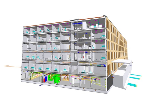 Universitätsklinikum Leipzig implementiert BIM nachhaltig im technischen Gebäudebetrieb