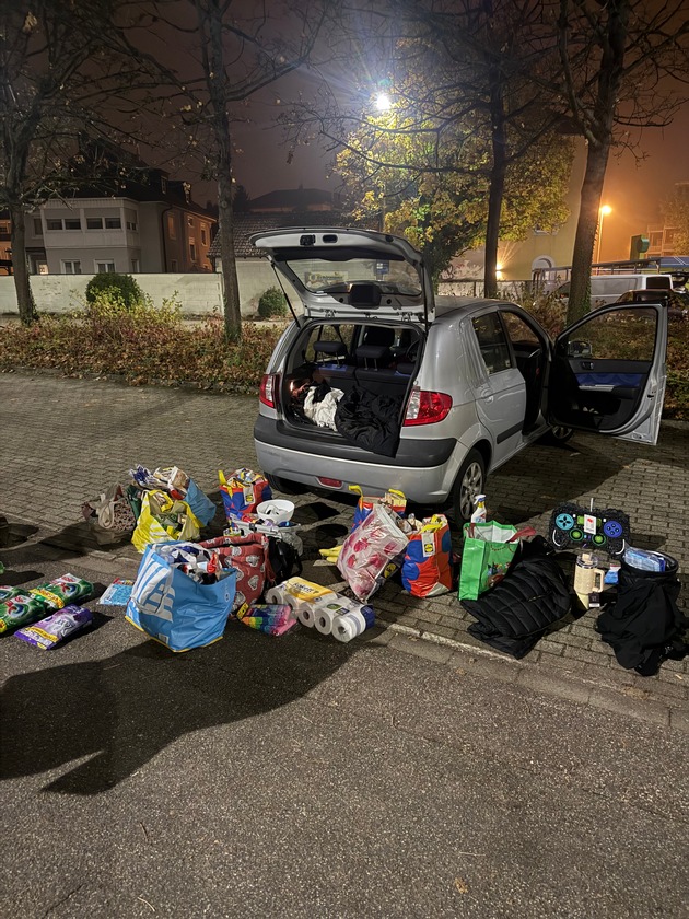 POL-OG: Offenburg - Sichergestellte Lebensmittel an Offenburger Tafel übergeben - Mit guten Nachrichten ins Wochenende