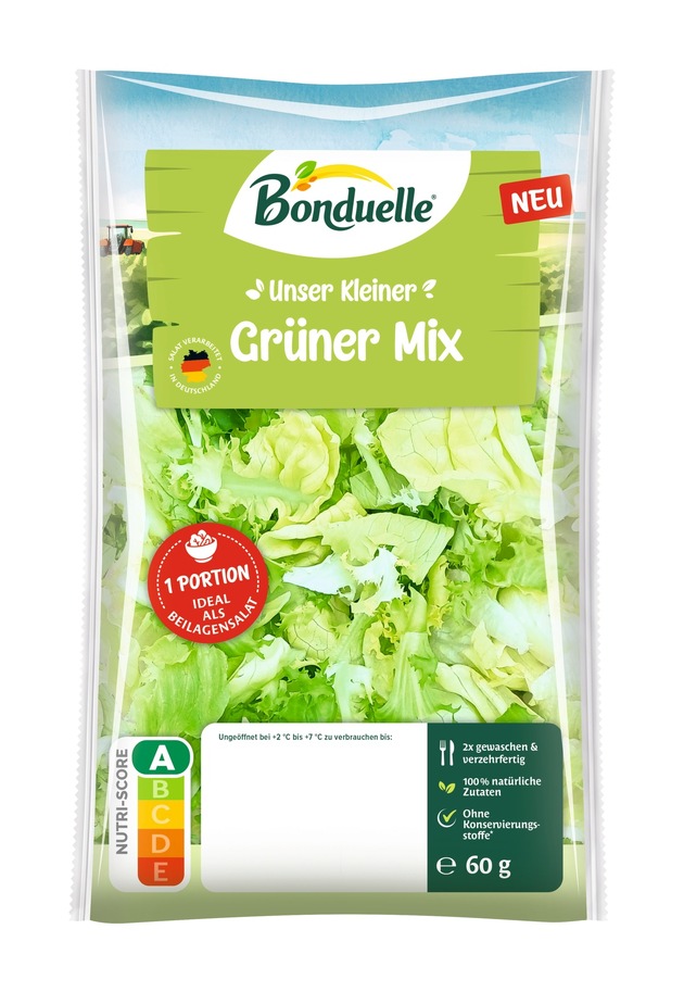 Doppelte Vielfalt von Bonduelle: Neue Fresh-Cut-Variationen für schnellen Salatgenuss
