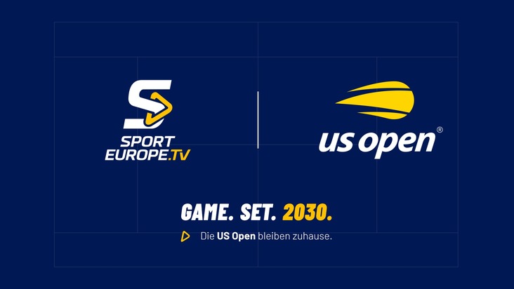 Die US Open bleiben auf SPORTEUROPE.TV: Partnerschaft vorzeitig bis 2030 verlängert