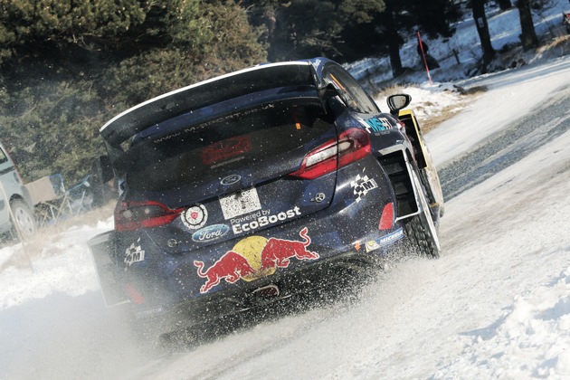 Mit neuem Ford Fiesta World Rally Car will Weltmeister Sébastien Ogier seine Siegesserie in Schweden fortsetzen (FOTO)