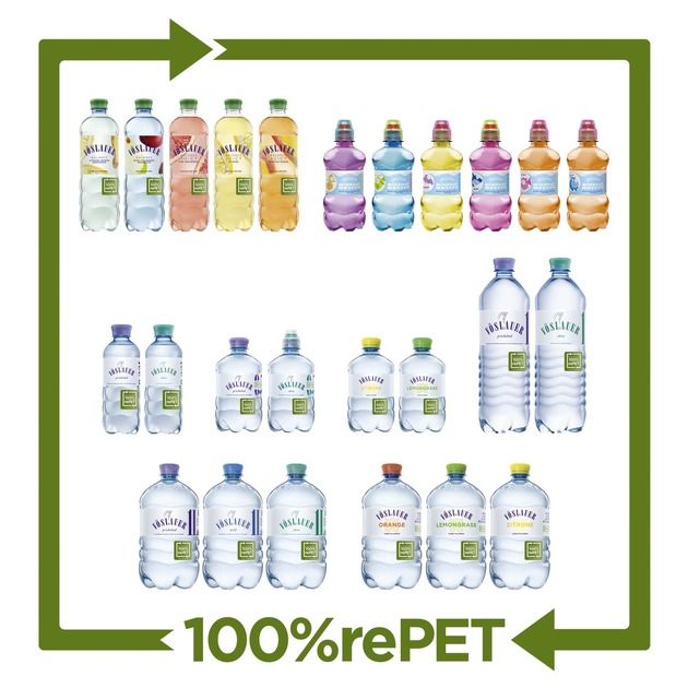 Mineralwasserhersteller Vöslauer hat bereits alle Produkte am deutschen Markt auf 100 % rePET umgestellt