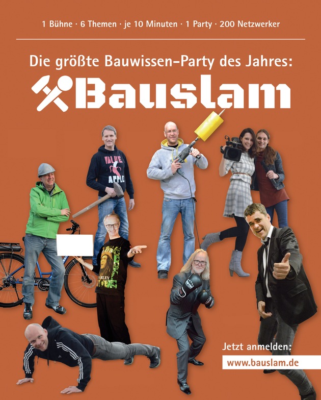 Afterwork-Bauparty mit Slambeiträgen und Musikvideo-Premiere / Zweiter Bauslam am 2. Juni in der Wollfabrik in Schwetzingen mit Live-Band Jubilee Jumpers