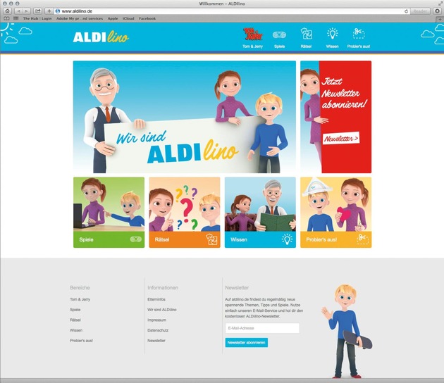 ALDI SÜD startet neue Kindermarke ALDIlino