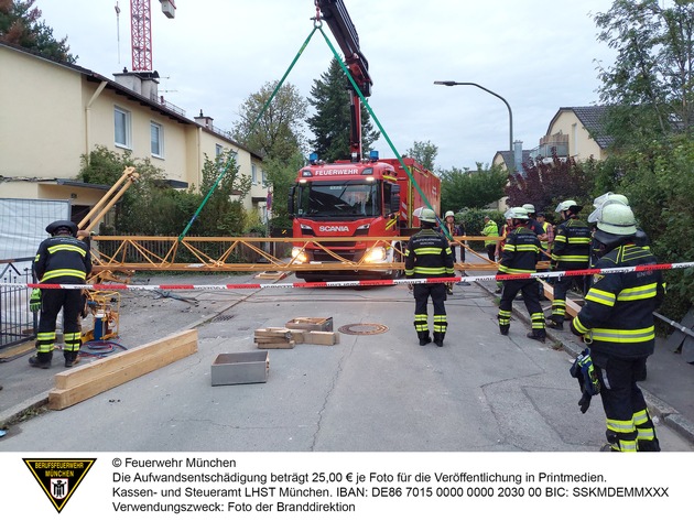 FW-M: Wochenendrückblick der Feuerwehr München für den 12. bis 14. September 2025