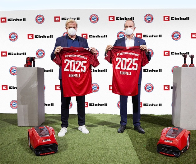 Einhell and FC Bayern Munich seal partnership: Two champions, one mission – making things possible.