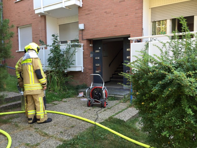 FW-Stolberg: Ausgelöster Heimrauchmelder am Montagmittag in einem Sechsfamilienhaus an der Prämienstraße