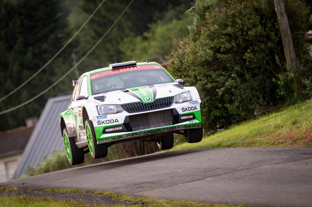 ADAC Rallye Deutschland: Pontus Tidemand/Jonas Andersson und SKODA gewinnen WRC 2-Titel (FOTO)