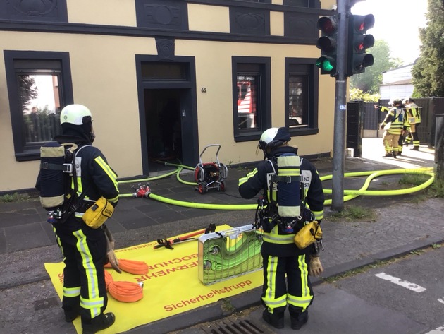 FW-BO: Wohnungsbrand in einem Mehrfamilienhaus in Bochum-Weitmar