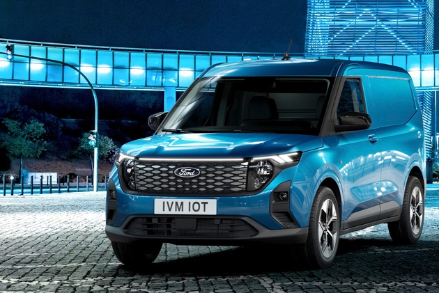 Platin-Bewertung für den neuen Ford Transit Courier im Euro NCAP: Kein anderer Transporter ist sicherer