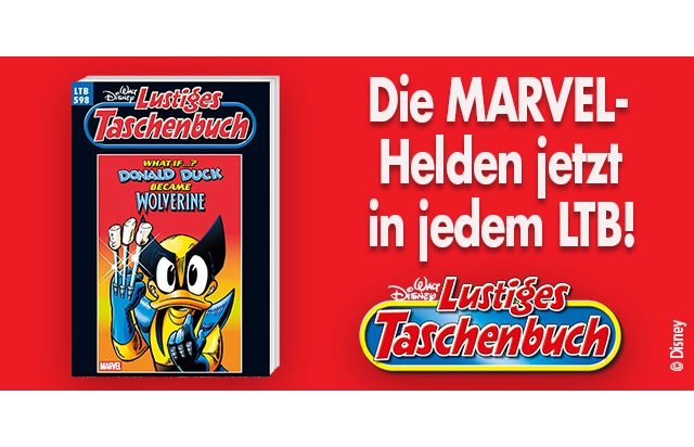 Marvel kommt nach Entenhausen: Donald Duck als Superheld Wolverine!