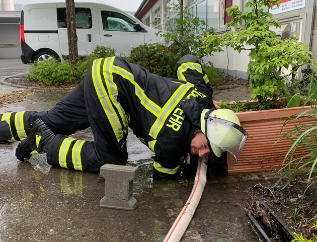 KFV Bodenseekreis: Feuerwehreinsätze wegen Starkregen