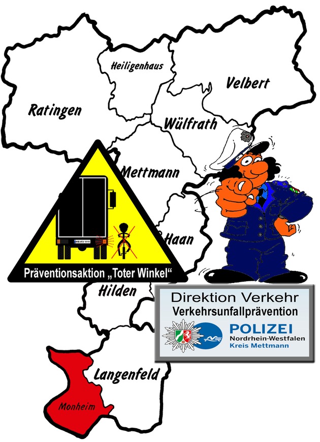 POL-ME: Kontrollmaßnahmen am Europäischen Tag des Fahrrades - Kreis Mettmann - 1906012