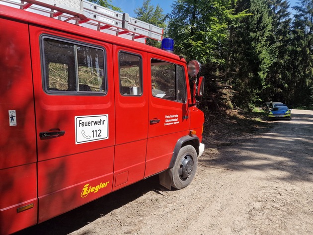POL-HM: Erneuter Brandausbruch im Wald bei Osterwald