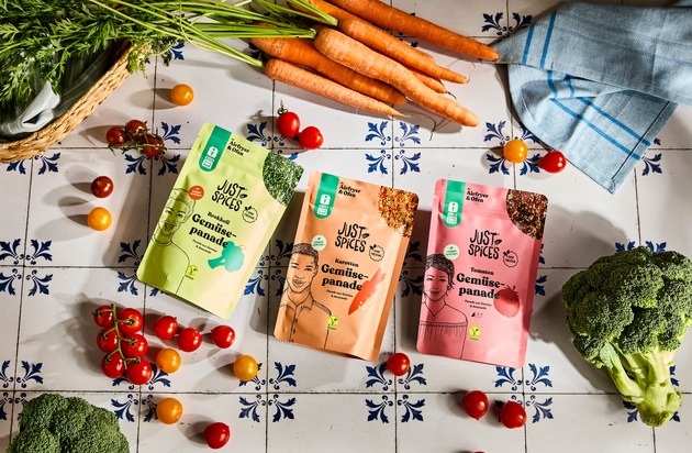 Just Spices GmbH: Just Spices launcht drei neue Gemüse-Pananden und bietet seinen Kunden neue Inspiration in der Küche