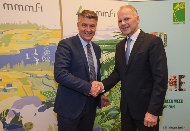 Grüne Woche 2019: Finnland stärkt Lebensmittelexport nach Deutschland - Startschuss bei Grüner Woche 2019