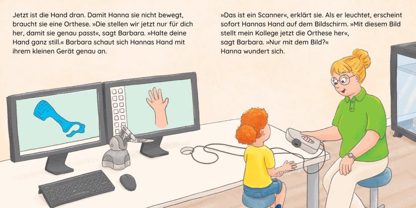 Pixi-Buch &bdquo;Hanna und die Orthop&auml;die-Technik&ldquo;: Ein Handwerk zieht ins Kinderzimmer ein