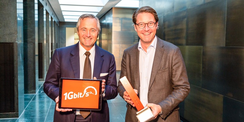 Bundesverkehrsminister Scheuer begrüßt baldigen Gigabit-Start im Kabelnetz