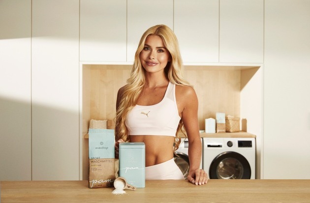 everdrop GmbH: Starkes Duo: Fitness-Influencerin Pamela Reif entwickelt mit everdrop ein Öko-Sportwaschmittel