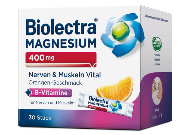Biolectra Magnesium 400 mg Nerven &amp; Muskeln Vital / Schlaf: Besser zur Ruhe kommen