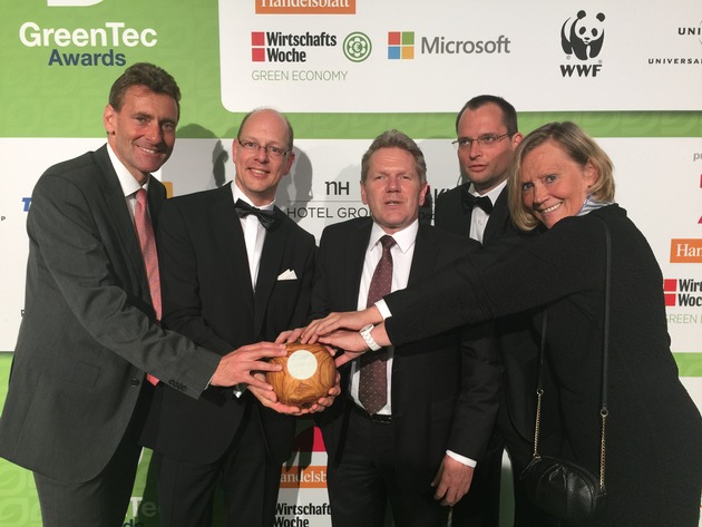 RWE gewinnt GreenTec Award 2015 / Smart Country mit Europas wichtigstem Umwelt- und Wirtschaftspreis ausgezeichnet
