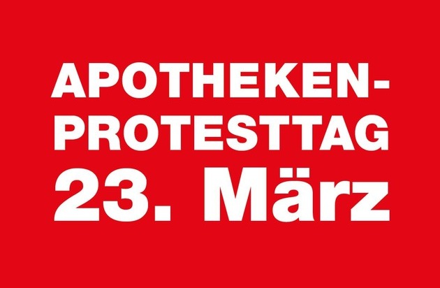 ABDA Bundesvgg. Dt. Apothekerverb&auml;nde: Apothekenteams protestieren am kommenden Montag bundesweit